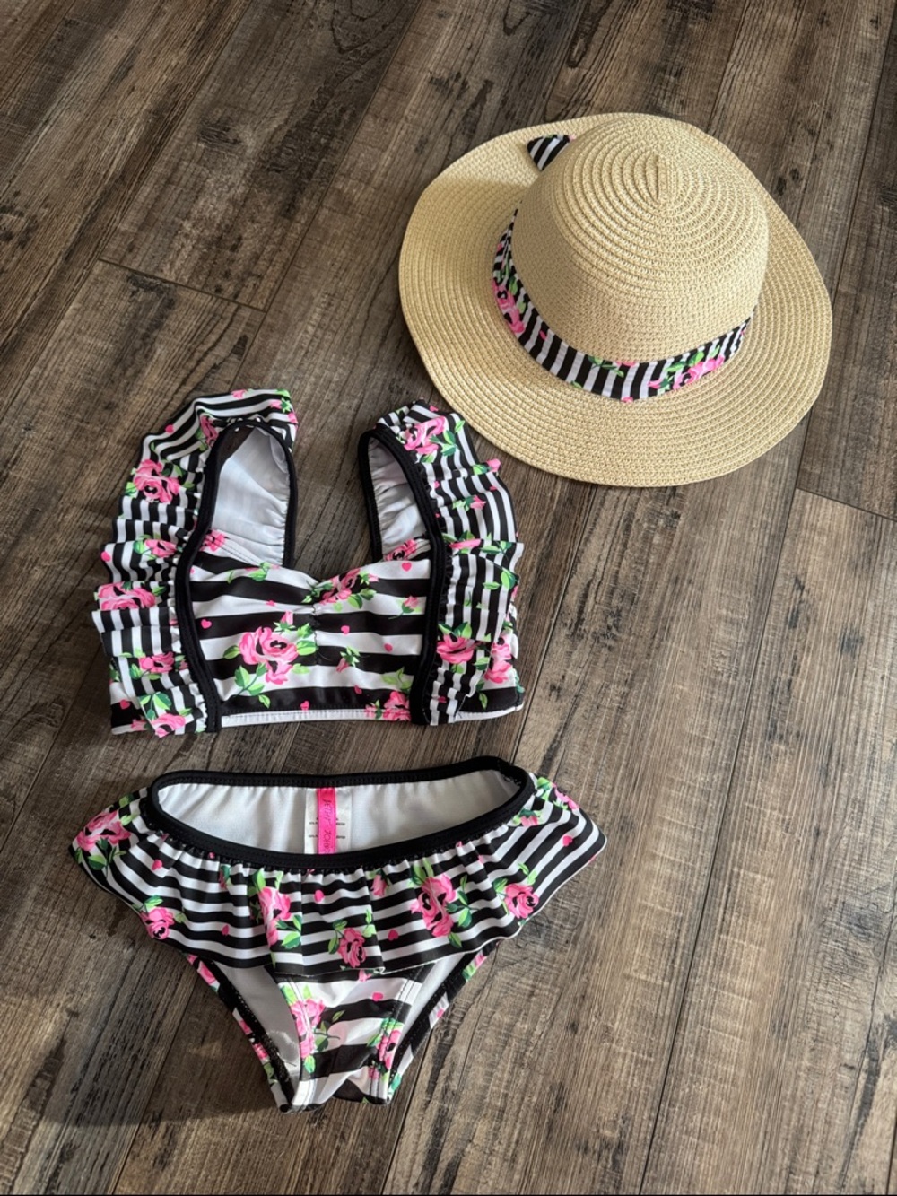 3 piece Betsy Johnson Girls’ Swim set